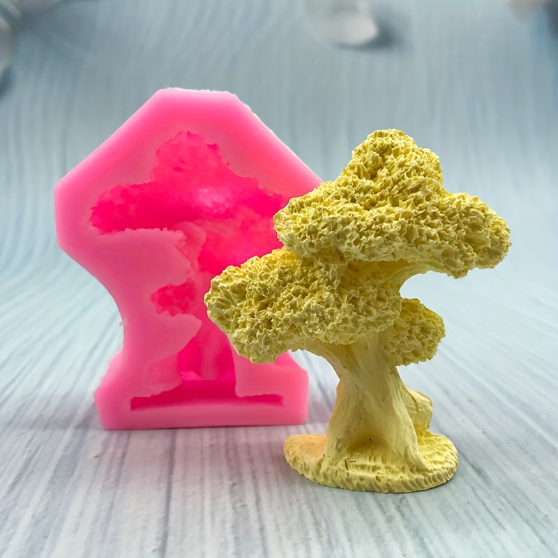 Bonsai Garden Decor - 1 Peça, Molde de Silicone Pequeno