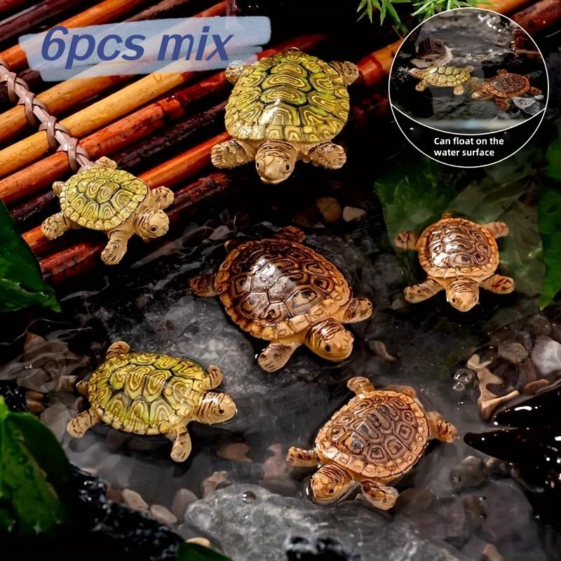 Bonsai Gardenia - 6 Mini Estátuas de Tartaruga para