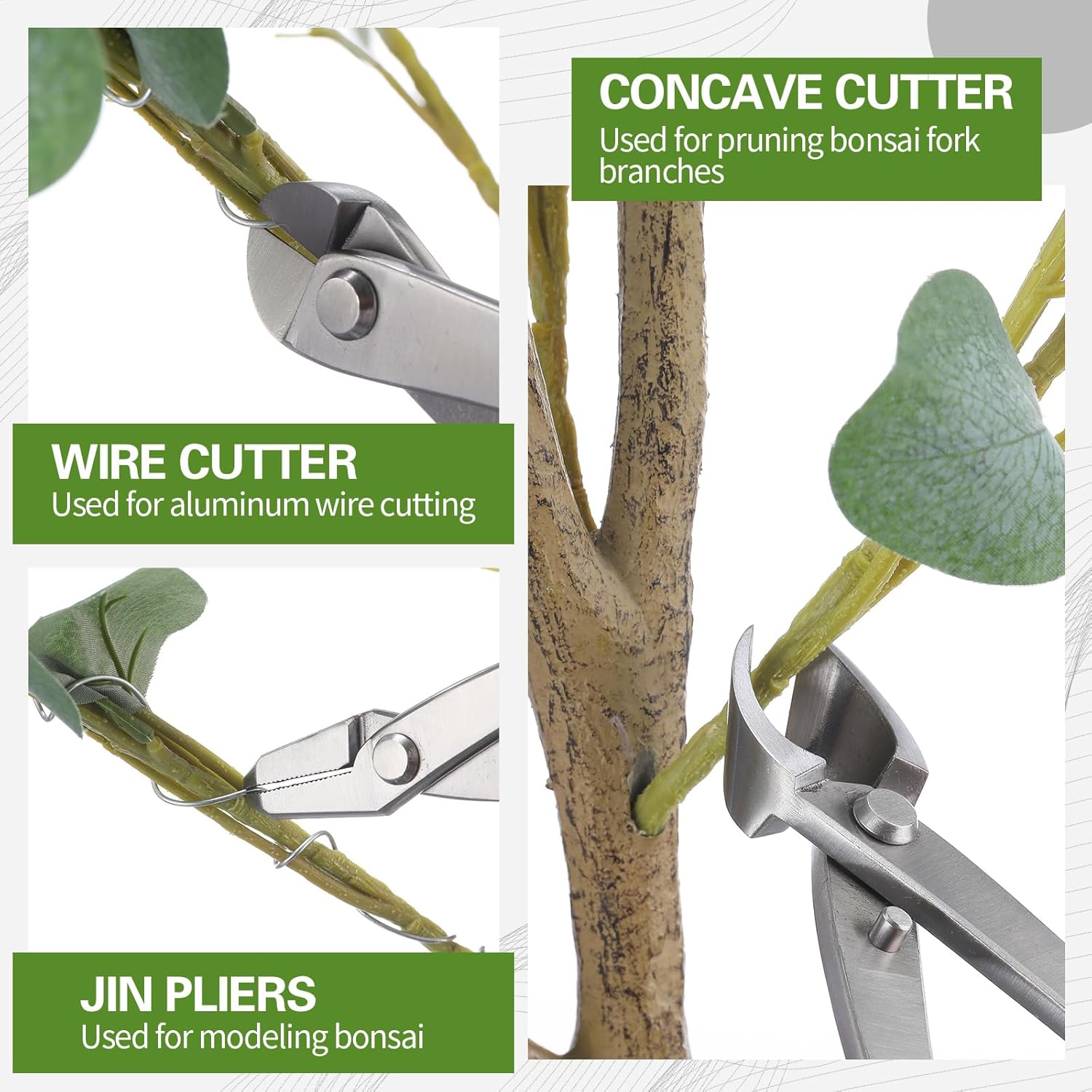 Bonsai Tool Set - Conjunto Profissional de Ferramentas para Bonsai: