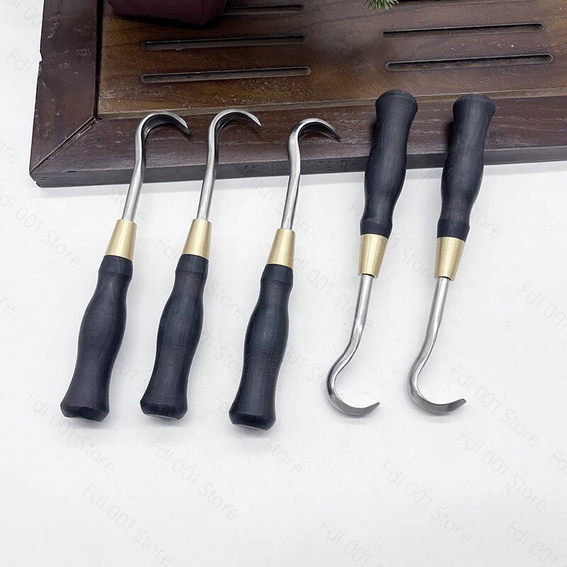 Bonsai Tool Set - Conjunto de Facas Escovadas para Bonsai: