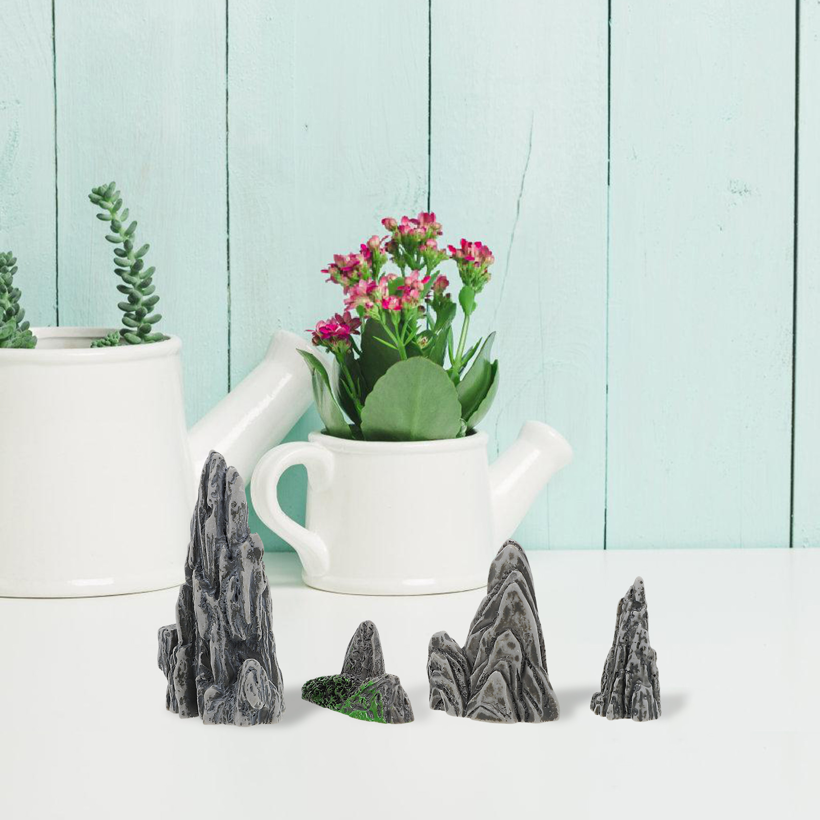 Bonsai Garden With Sand - Decoração de Bonsai em Miniatura com