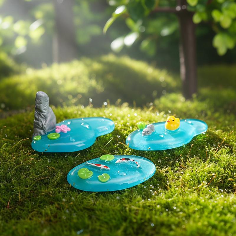Bonsai Koi Garden - Mini Ornamentos de Resina para Lagos,