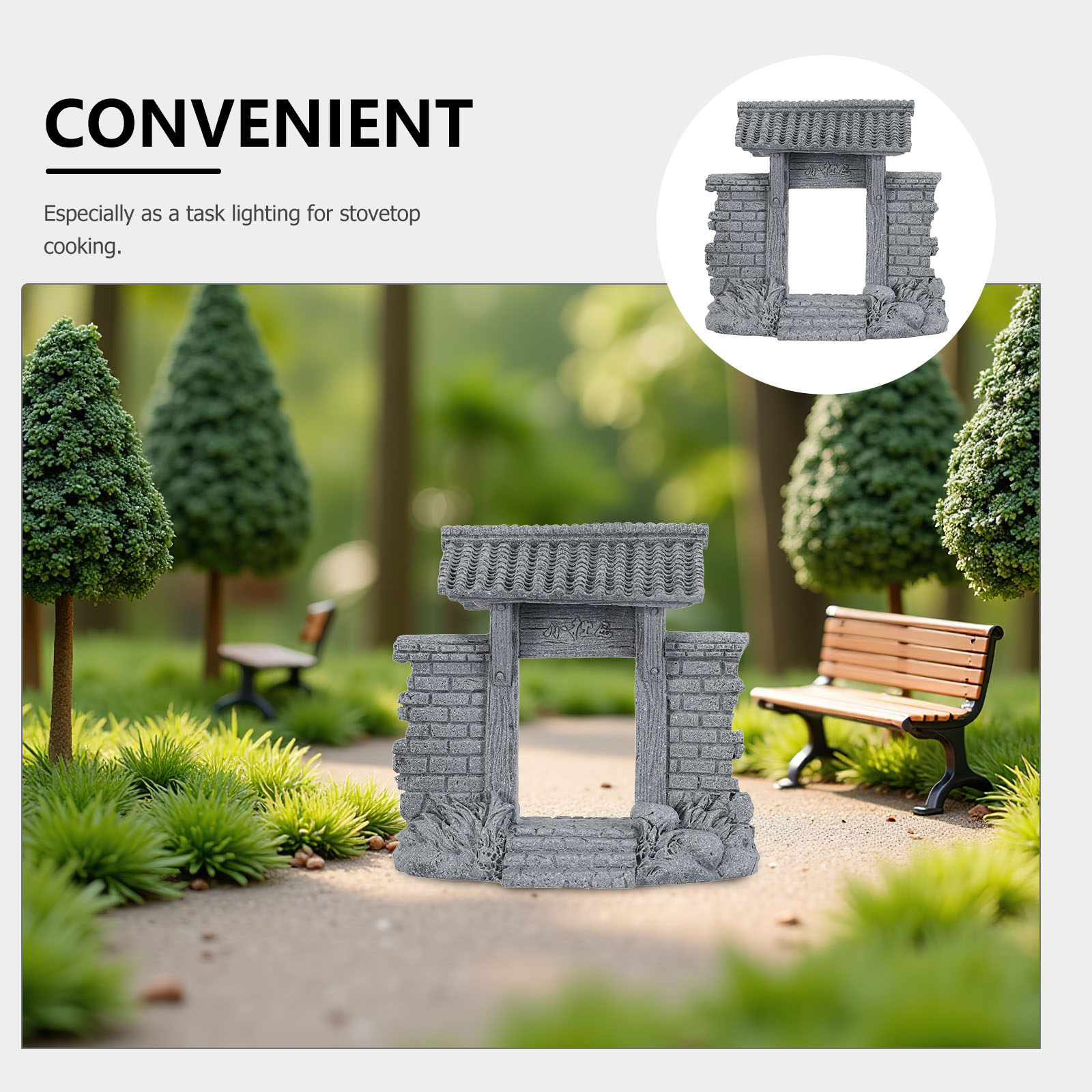 Ornamento de Bonsai: Mini Port - Bonsai Garden Entrance avaliação e preço