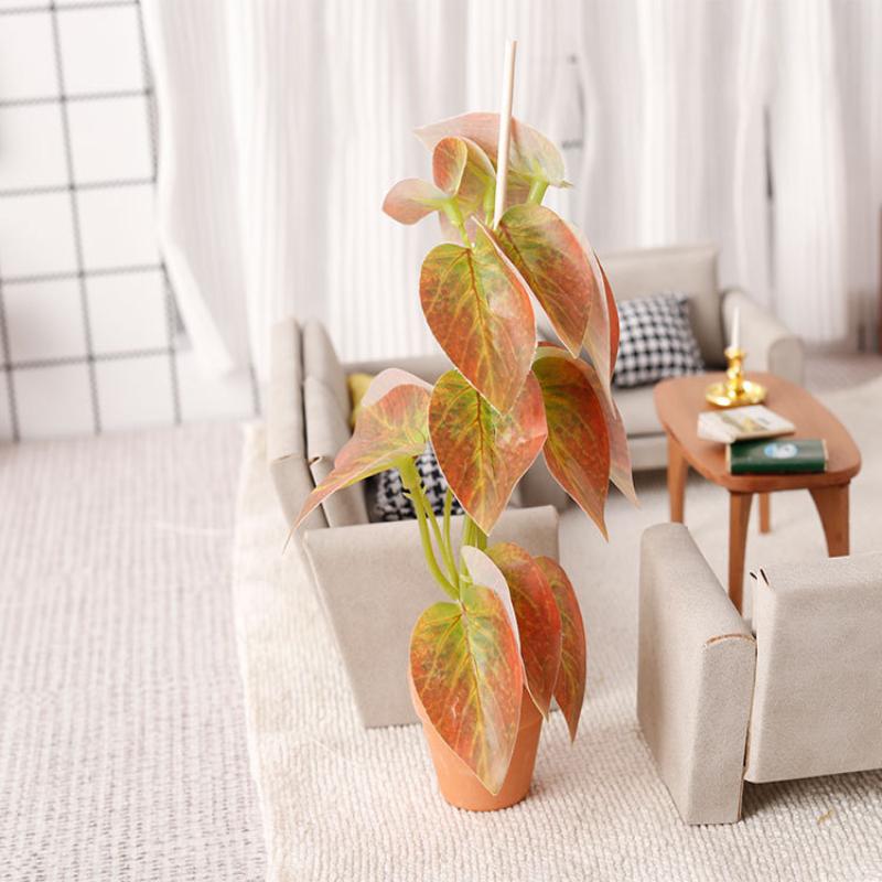 1/12 casa de bonecas simulação - Bonsai Garden Decor avaliação e preço