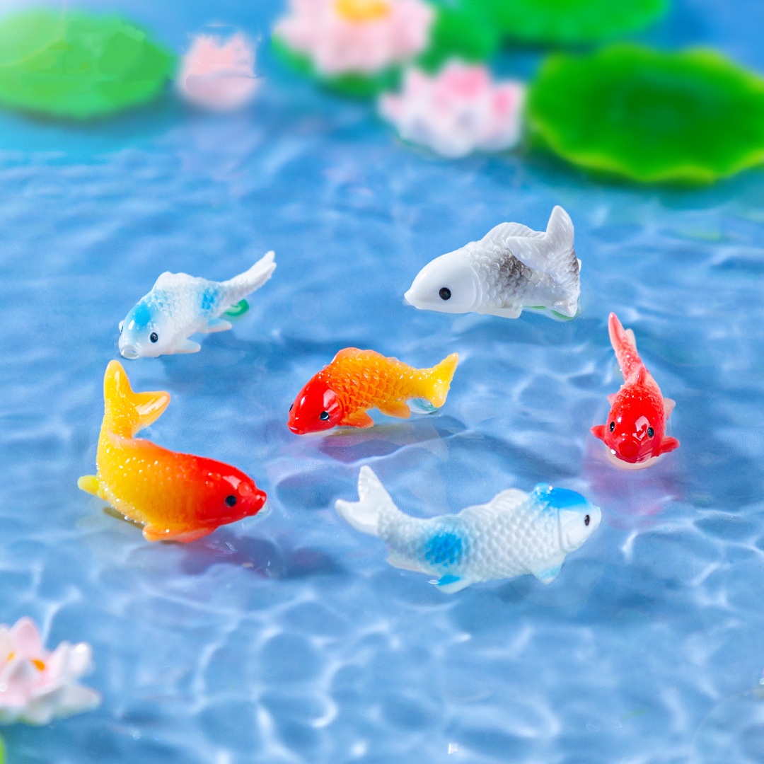 10 pçs mini koi peixe resina e - Bonsai Gardenia avaliação e preço