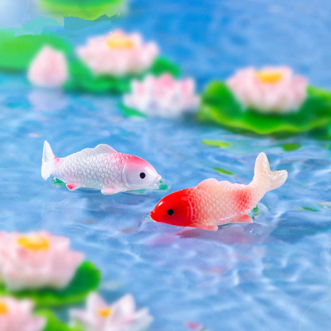 10 pçs mini koi peixe resina e - Bonsai Gardenia avaliação e preço
