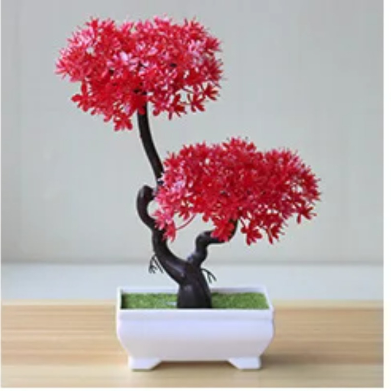 Planta Artificial Pequena em V - Bonsai Gardenia avaliação e preço