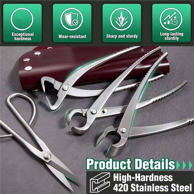Conjunto de 4 Ferramentas para - Bonsai Tool Set avaliação e preço