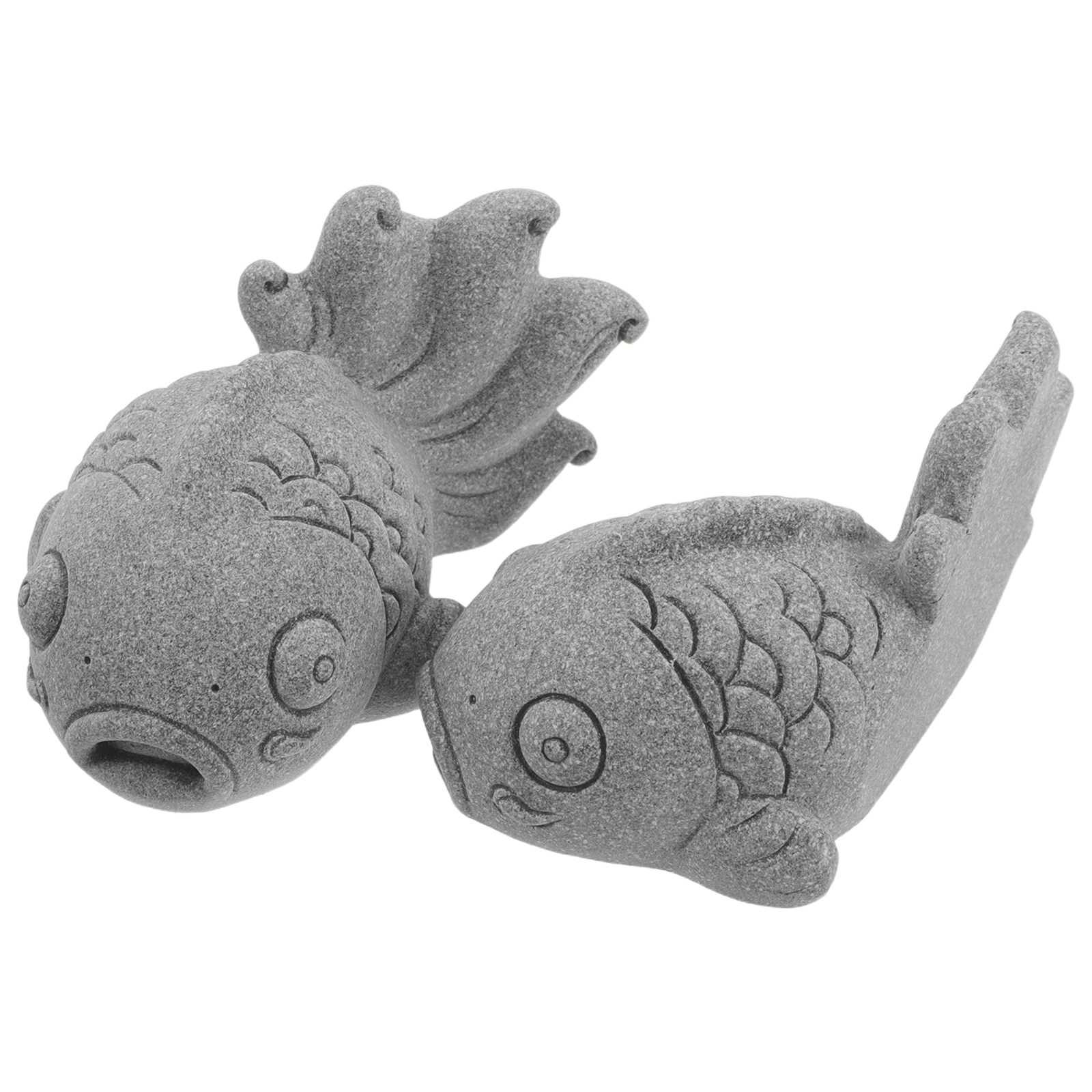 2 Peças de Estátuas Realistas  - Bonsai Koi Garden avaliação e preço