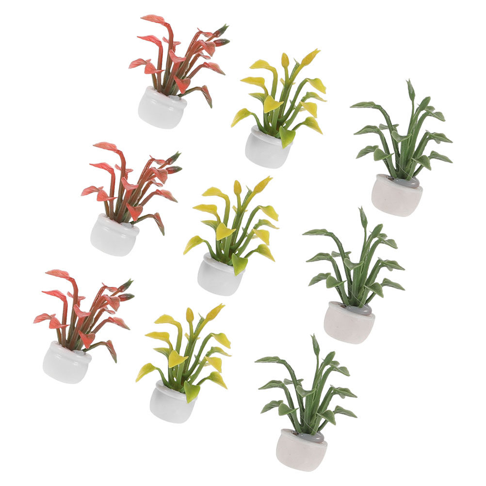 9 Peças de Plantas Miniatura e - Bonsai Garden With Sand avaliação e preço