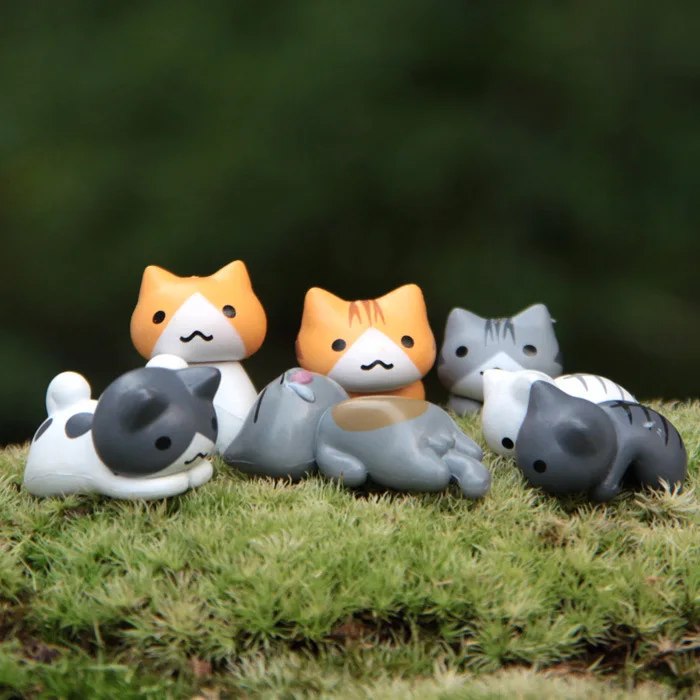 Conjunto de 6 Peças de Gatos d - First Bonsai Garden avaliação e preço